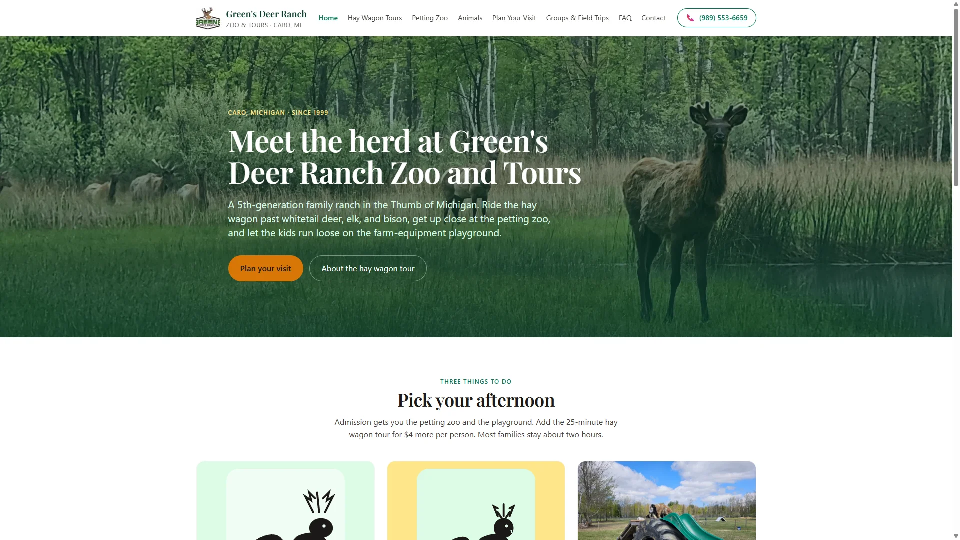 Green's Deer Ranch Zoo screenshot