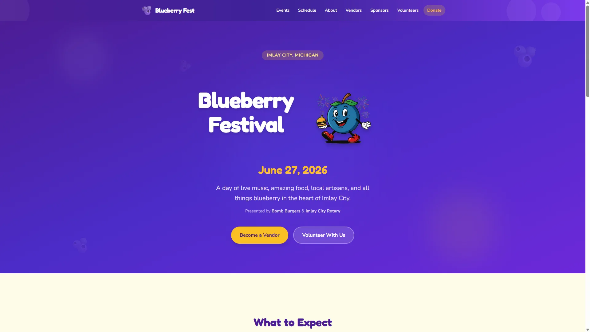 Imlay City Blueberry Festival screenshot