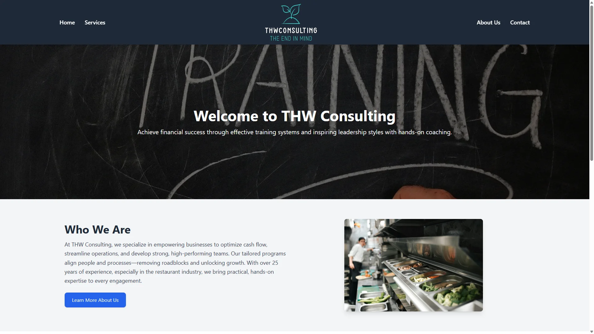THW Consulting screenshot