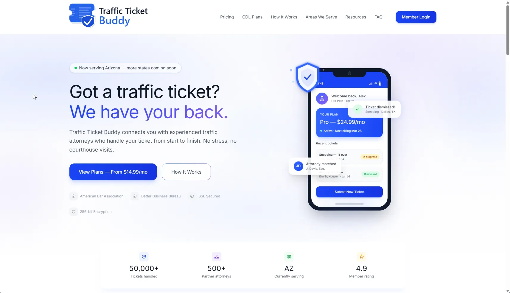 Traffic Ticket Buddy screenshot